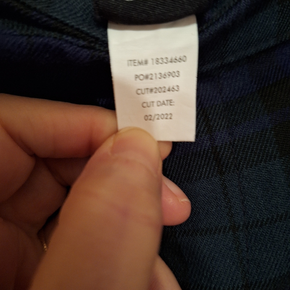 Hot Topic Green Tartan Plaid Split w/ Black Pants Ladies large RARE Goth PUNK - Picture 6 of 6